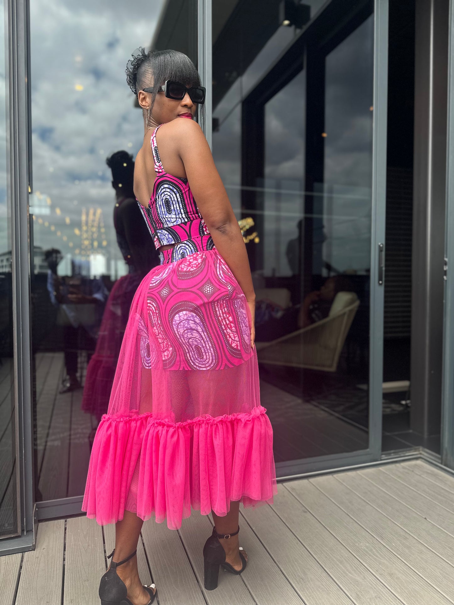 Abayomi pink skirt