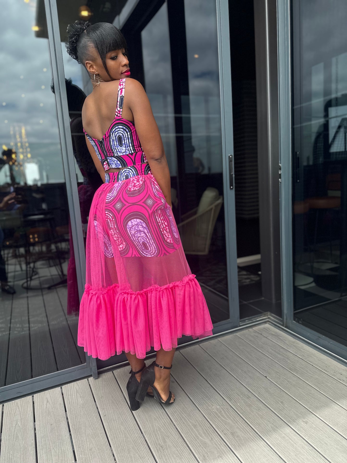 Abayomi pink skirt