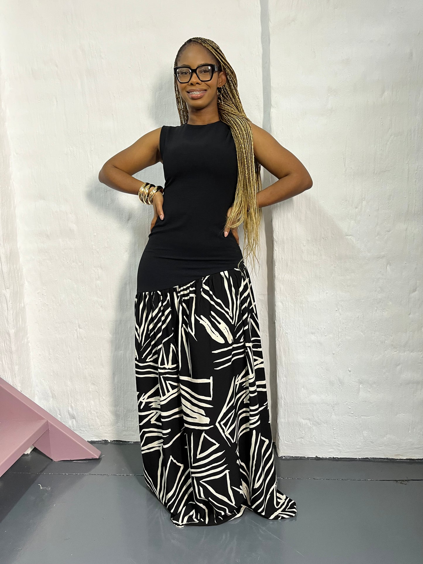 Kiabu asymmetrical Black dress