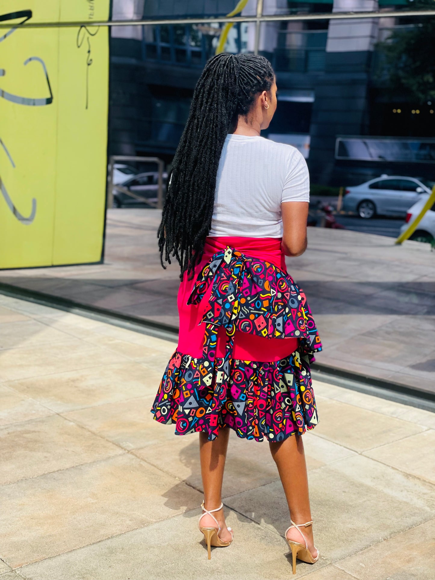 Thema Pink Wrap skirt