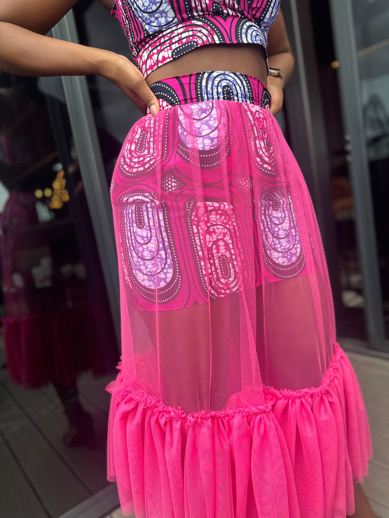 Abayomi pink skirt