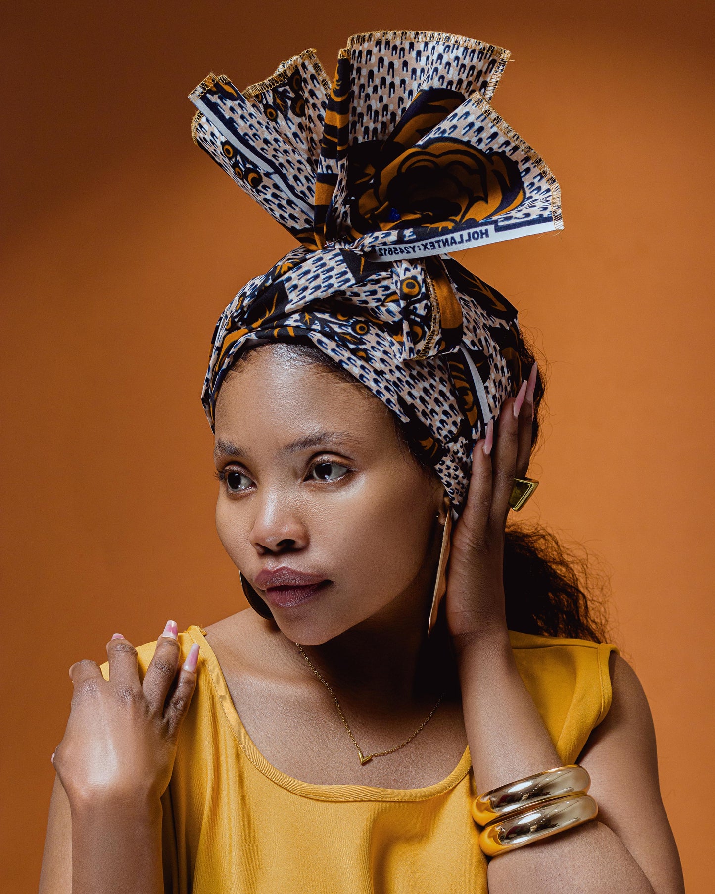 African print head wrap