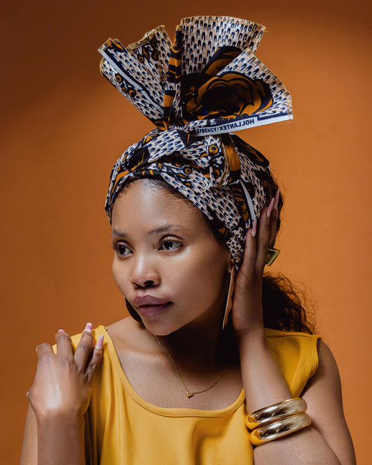 African print head wrap