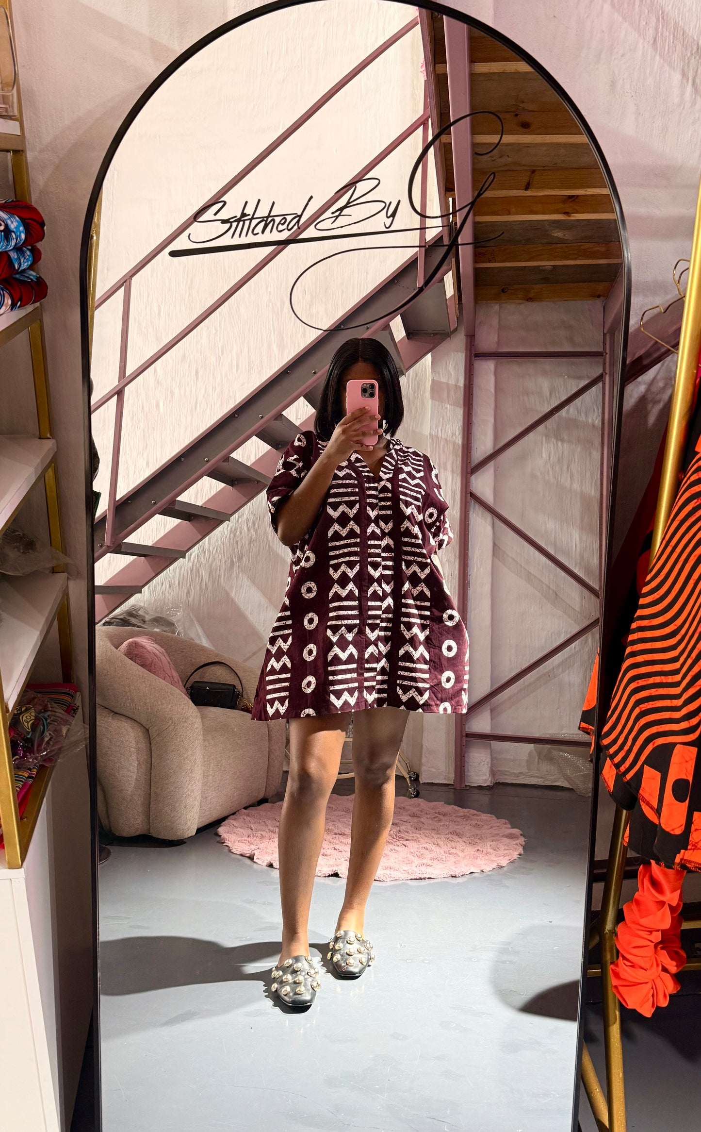 Messy mini kaftan