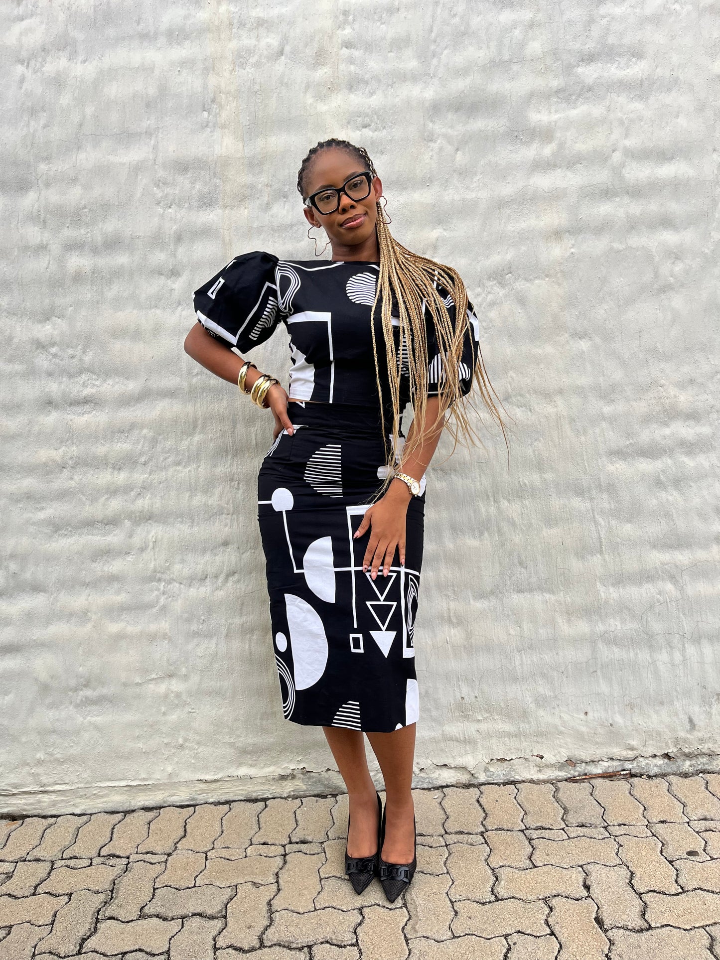 Wabisa skirt set