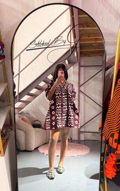 Messy mini kaftan