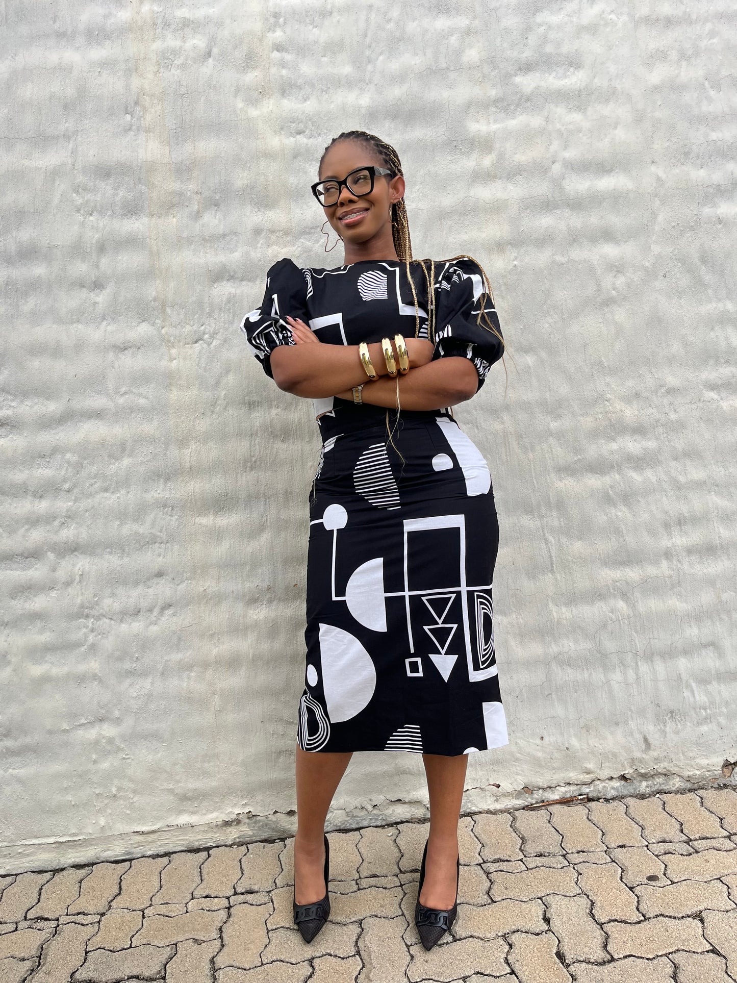 Wabisa skirt set