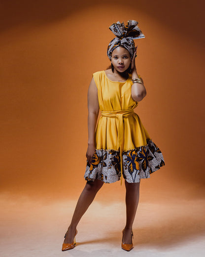 African print head wrap