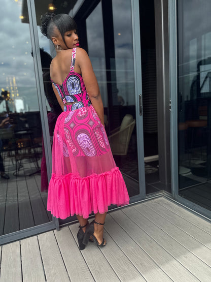 Abayomi pink skirt