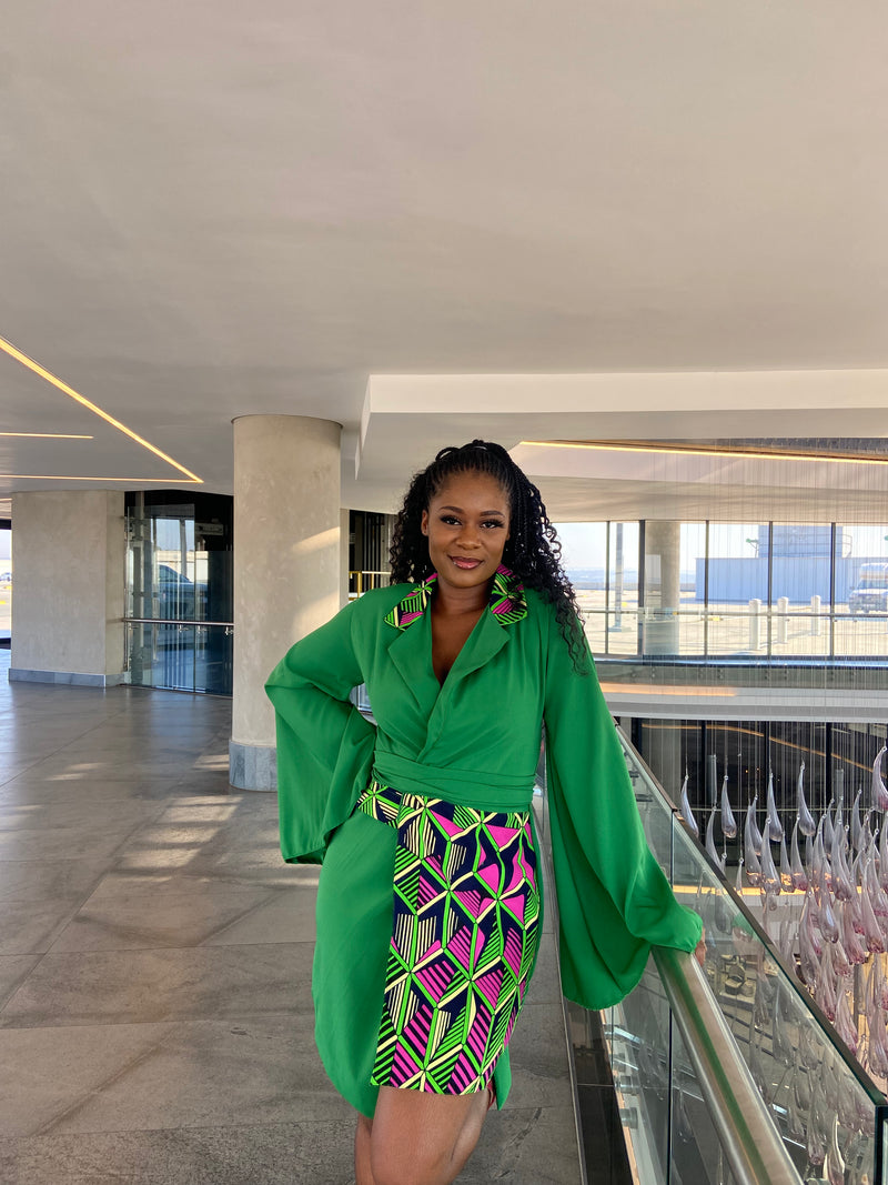 Ankara 2025 blazer dress