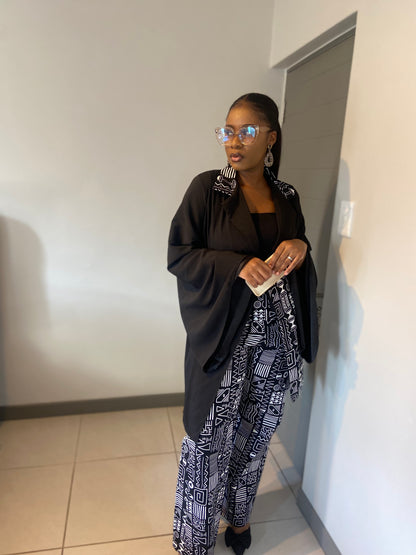 Tabia Balck blazer set